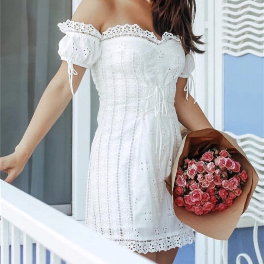 FL&L Anabelle eyelet dress